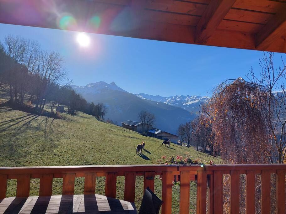 Appart Duplex Chalet Plein Sud Feissons-sur-Salins ภายนอก รูปภาพ